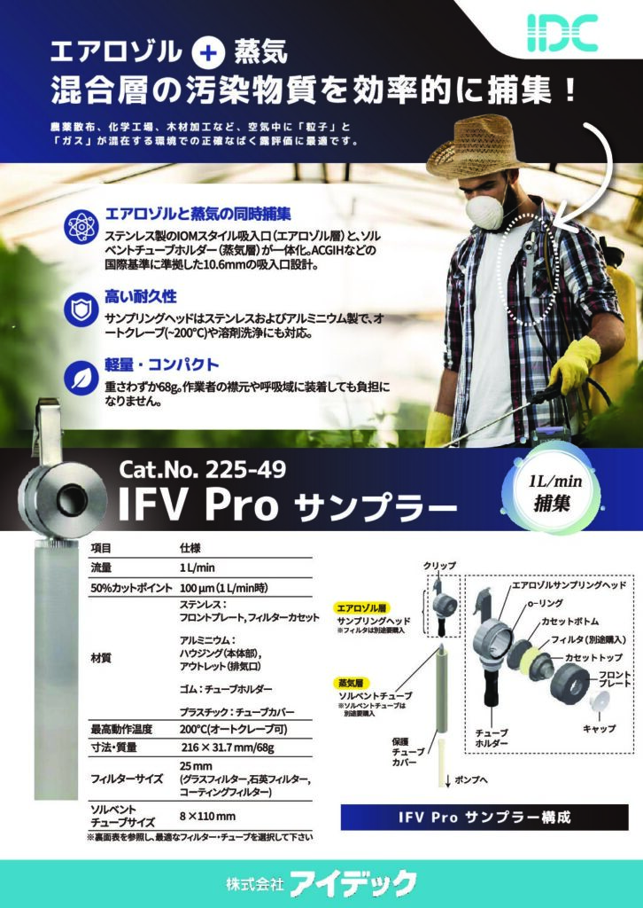 IFV Pro （インハラブル粒子ベイパー）サンプラー 画像3